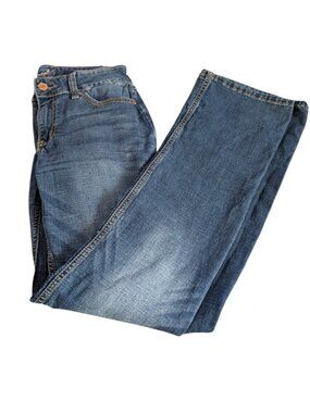 Wrangler Women's Stretch Bootcut Jeans Sz 9X36 Denim Cowgirl Cut